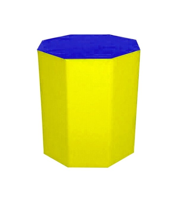 Sekizgen Minder 40x60 cm Mavi Sarı