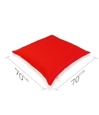 Yer Minderi 70x70 Kırmızı