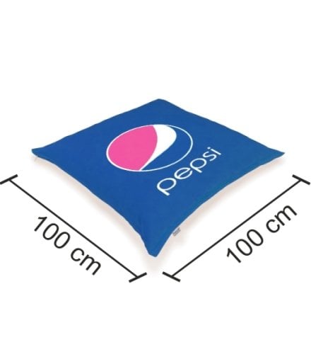 Yer Minderi Logolu 100x100 cm Pepsi