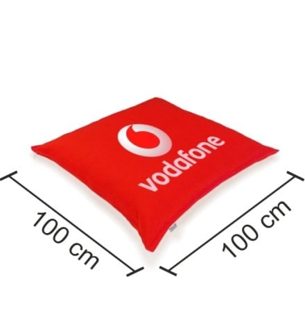 Yer Minderi Logolu 100x100 cm Vodafone
