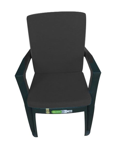 Plastik Sandalye Minderi Siyah