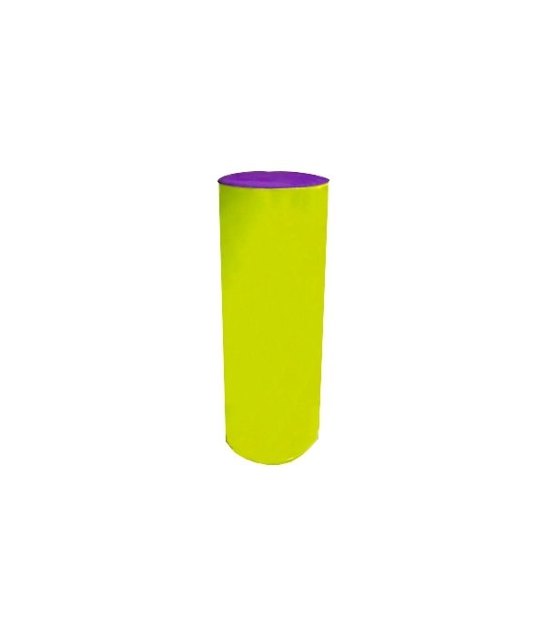 Silindir Spor Minderi 30x80 cm Mor Sarı