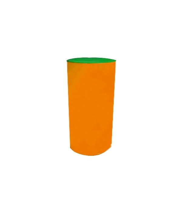 Silindir Spor Minderi 40x80 cm Yeşil Turuncu