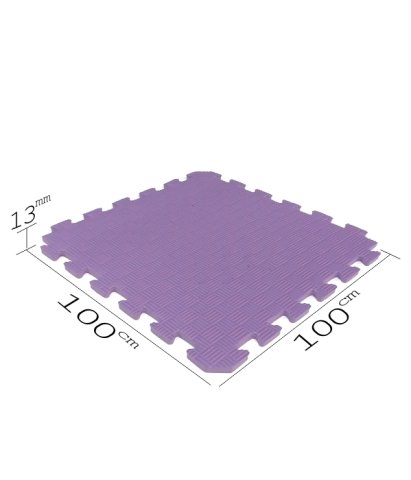 Tatami Minder 100x100 cm (13 mm) Lila