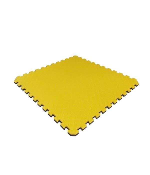 Tatami Minder 100x100 cm Kalınlık 26 mm Sarı Siyah