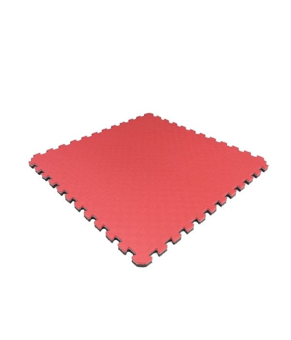 Tatami Minder 100x100 cm Kalınlık 26 mm Kırmızı Gri