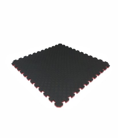 Tatami Minder 100x100 cm Kalınlık 26 mm Kırmızı Siyah