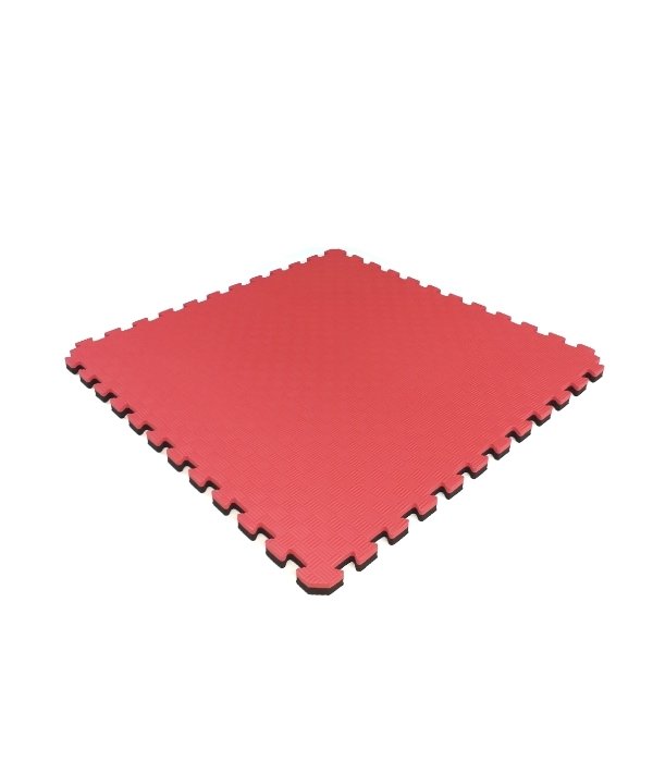 Tatami Minder 100x100 cm Kalınlık 26 mm Kırmızı Siyah