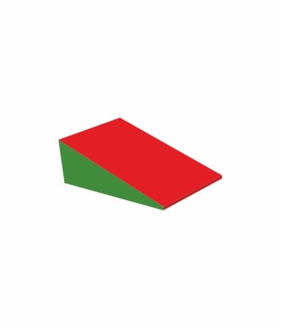 Üçgen Minder 40x60x90 cm Yeşil Kırmızı