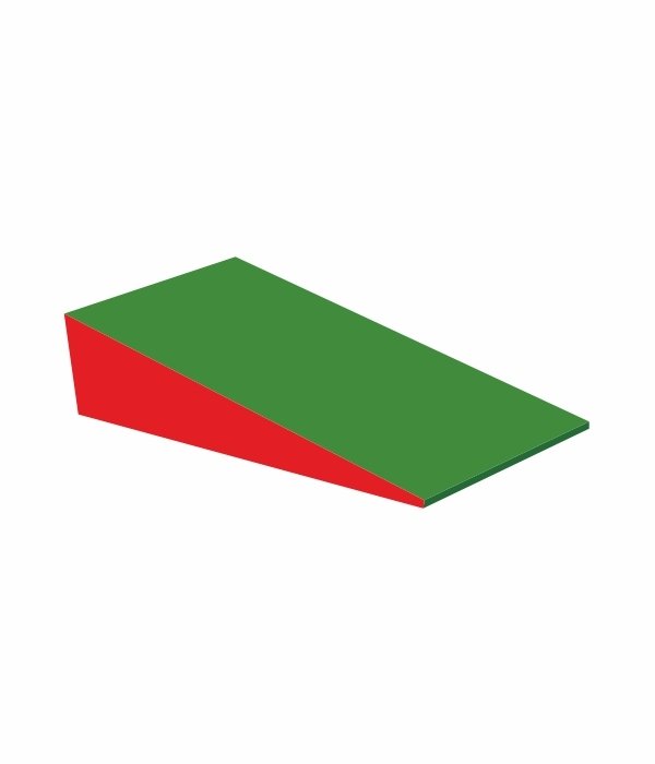 Üçgen Minder 100x200x40 cm Kırmızı Yeşil