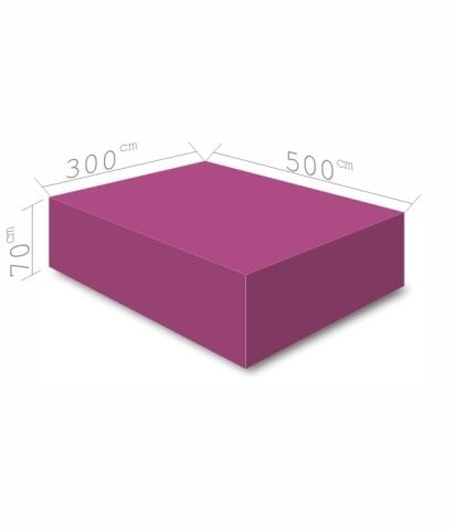 Atlama Puf  Minderi 300x500x70 cm Mor