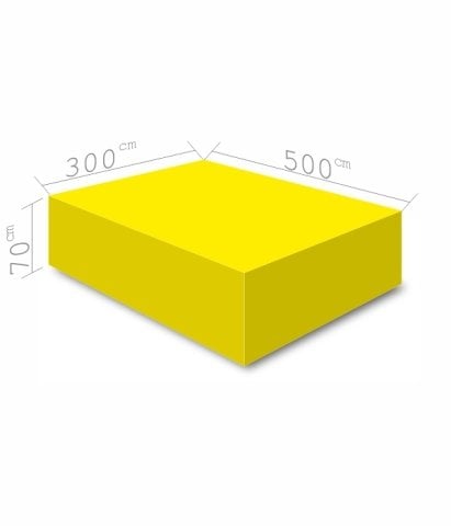 Atlama Puf  Minderi 300x500x70 cm Sarı