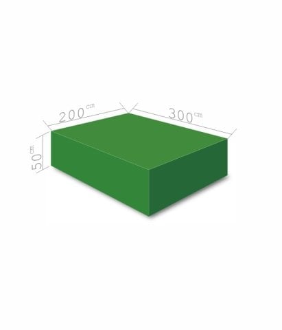 Atlama Puf  Minderi 200x300x50 cm Yeşil