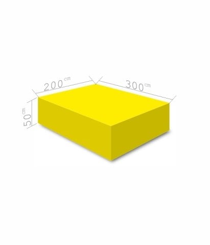 Atlama Puf  Minderi 200x300x50 cm Sarı