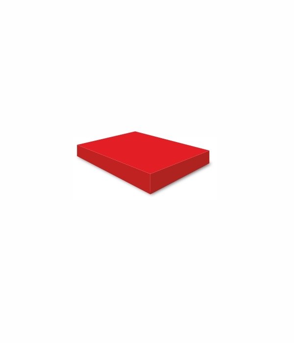Atlama Puf  Minderi 100x200x10 cm Kırmızı