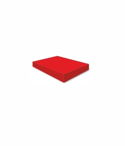 Atlama Puf  Minderi 100x200x10 cm Kırmızı