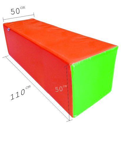 Dikdörtgen Minder 50x50x110 cm Yeşil Kırmızı