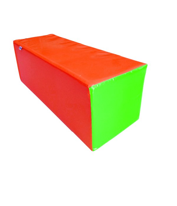 Dikdörtgen Minder 40x40x80 cm Yeşil Kırmızı