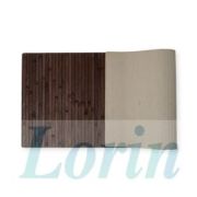 Lorin Bambu Kaymaz Tabanlı Paspas Koyu Kahve 50x120 HA1091