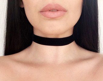 KADİFE MODEL SİYAH CHOKER