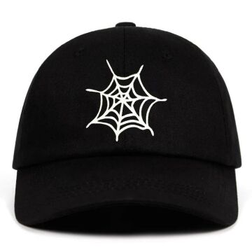 Siyah Spider Web Şapka