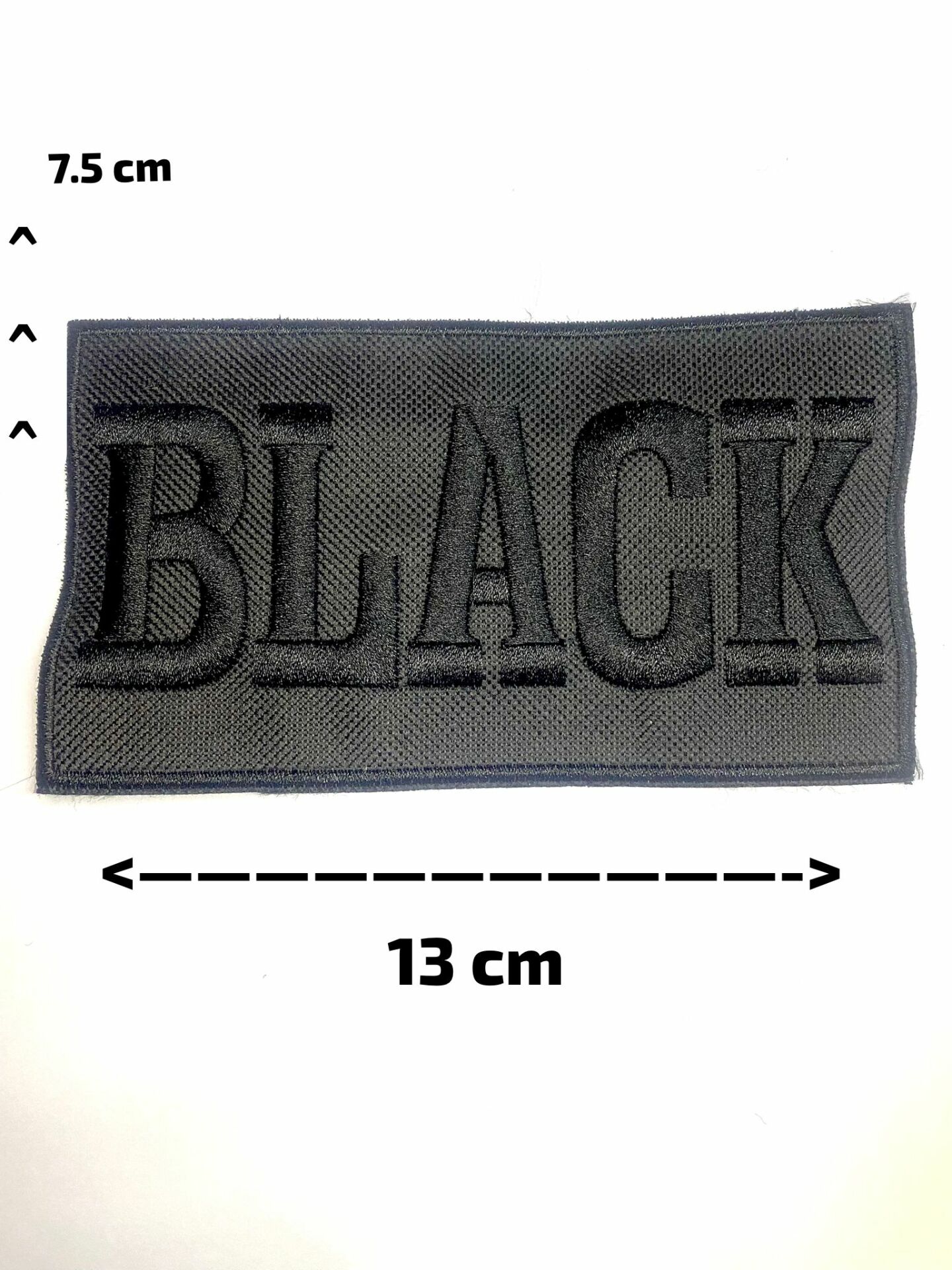 Black Nakış Arma 7,5x13 cm