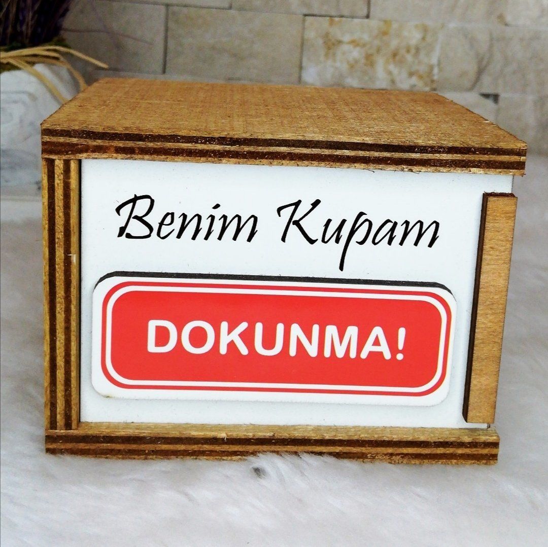 BENİM KUPAM AHŞAP KUTULU KUPA