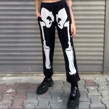 Anime Harajuku Skeleton Unisex Eşofman