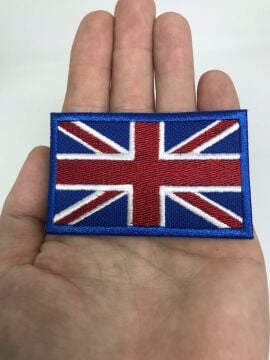 Ütü ile Yapışabilen İngiltere Bayrağı Nakış Arma