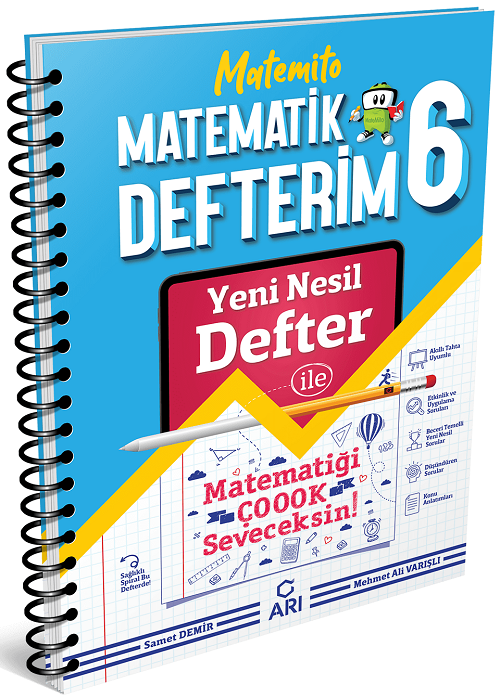 Arı Yayınları 6. Sınıf Matematik Defterim Matemito Arı Yayınları