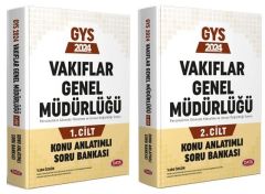 Data 2024 GYS Vakıflar Genel Müdürlüğü Konu Anlatımlı Soru Bankası 2 Cilt Görevde Yükselme Data Yayınları