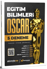 Aklımdavar KPSS Eğitim Bilimleri OSCAR 5 Deneme Video Çözümlü Aklımdavar Yayıncılık