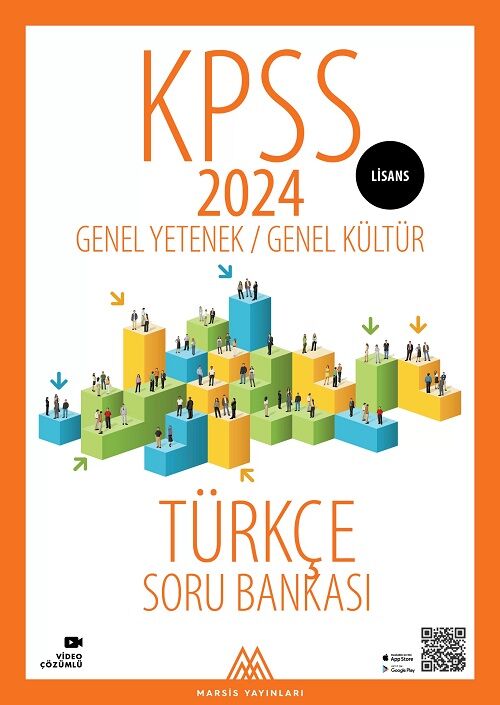 Marsis 2024 KPSS Türkçe Soru Bankası Video Çözümlü Marsis Yayınları