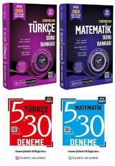 Pegem 2024 KPSS Türkçe+Matematik Ezberbozan Soru + Öğreti 10 Deneme 4 lü Set Pegem Akademi Yayınları