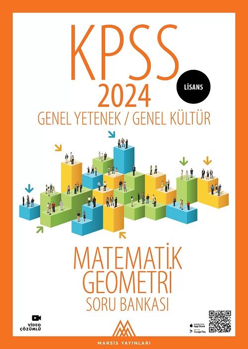 Marsis 2024 KPSS Matematik Geometri Soru Bankası Video Çözümlü Marsis Yayınları