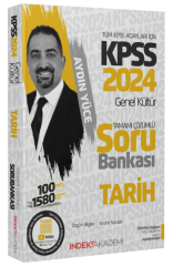 İndeks Akademi 2024 KPSS Tarih Soru Bankası Çözümlü - Aydın Yüce İndeks Akademi Yayıncılık