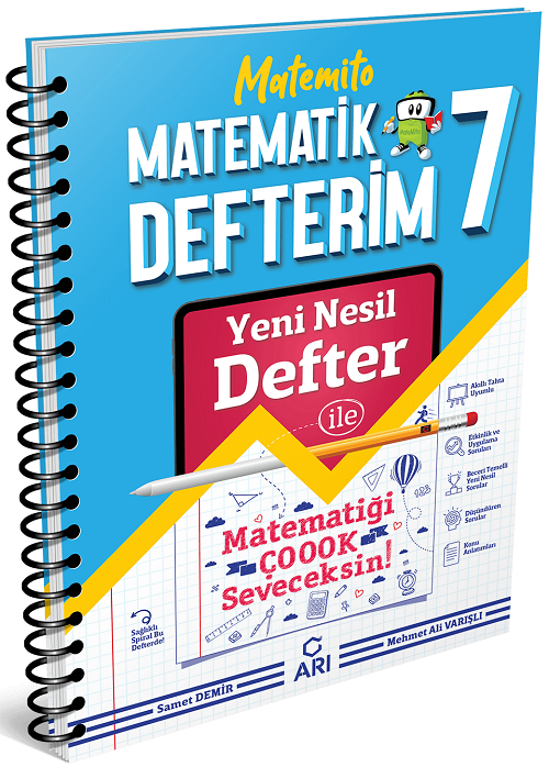 Arı Yayınları 7. Sınıf Matematik Defterim Matemito Arı Yayınları