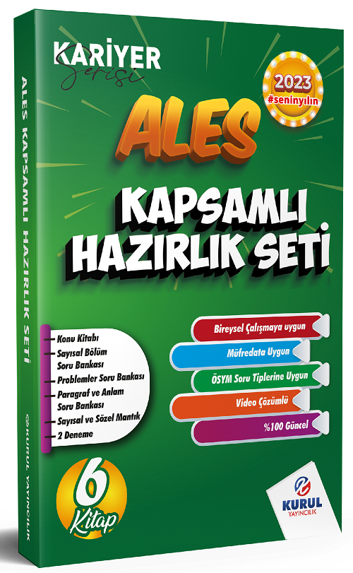 Kurul 2023 ALES Kapsamlı Hazırlık Seti Kurul Yayıncılık