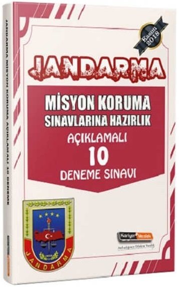 SÜPER FİYAT Kariyer Meslek Jandarma Misyon Koruma 10 Deneme Kariyer Meslek Yayınları