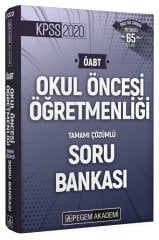 SÜPER FİYAT Pegem 2020 ÖABT Okul Öncesi Öğretmenliği Soru Bankası Çözümlü Pegem Akademi Yayınları