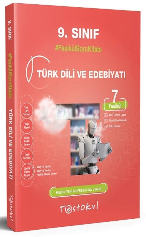 Test Okul 9. Sınıf Türk Dili ve Edebiyatı 7 Fasikül Soru Bankası Test Okul Yayınları