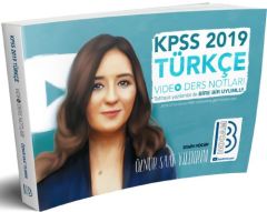 Benim Hocam 2019 KPSS Türkçe Video Ders Notları Öznur Saat Yıldırım Benim Hocam Yayınları