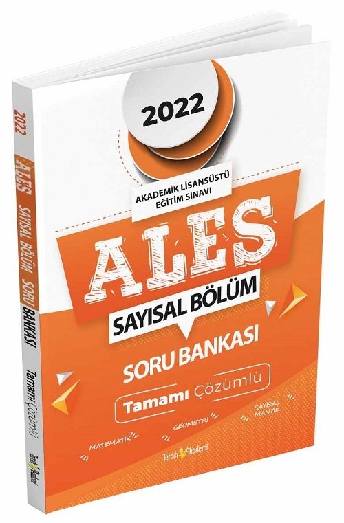Tercih Akademi 2022 ALES Sayısal Soru Bankası Çözümlü Tercih Akademi Yayınları