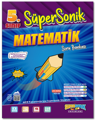 Süpersonik 5. Sınıf Matematik Süpersonik Soru Bankası Süpersonik Yayınları
