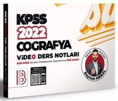 SÜPER FİYAT Benim Hocam 2022 KPSS Coğrafya Video Ders Notları - Bayram Meral Benim Hocam Yayınları