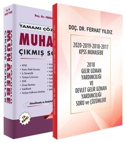 Temsil KPSS A Grubu Muhasebe Çıkmış Sorular Çözümlü - Ferhat Yıldız 10. Baskı Temsil Yayınları + Ek Kitap