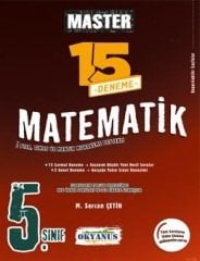 Okyanus 5. Sınıf Matematik Master 15 Matematik Deneme Okyanus Yayınları
