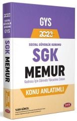 SÜPER FİYAT Data 2023 GYS SGK Memur Konu Anlatımlı Görevde Yükselme Data Yayınları