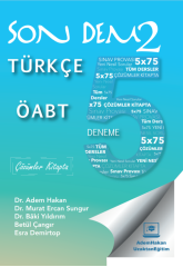 Adem Hakan ÖABT Türkçe Öğretmenliği Son Dem-2 5 Deneme Çözümlü Adem Hakan UZEM