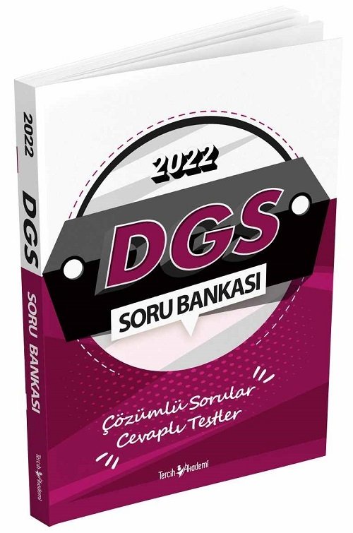 Tercih Akademi 2022 DGS Soru Bankası Çözümlü Tercih Akademi Yayınları